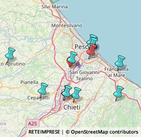 Mappa Via Pescara, 65010 Spoltore PE, Italia (7.8725)