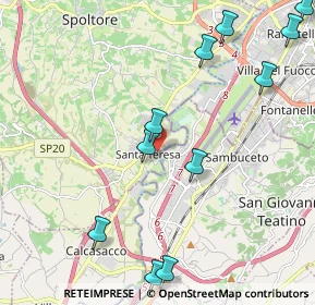 Mappa Via Pescara, 65010 Spoltore PE, Italia (2.74)