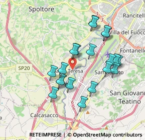 Mappa Via Pescara, 65010 Spoltore PE, Italia (1.7705)