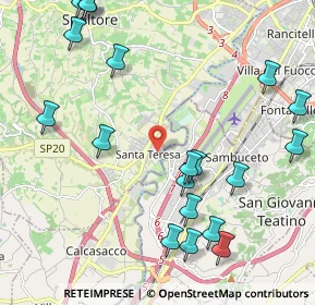 Mappa Via Pescara, 65010 Spoltore PE, Italia (2.8)