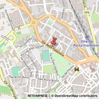 Mappa Via della palazzina 117, 01100 Viterbo, Viterbo (Lazio)