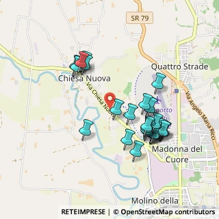 Mappa Via Chiesa Nuova, 02100 Rieti RI, Italia (0.96071)