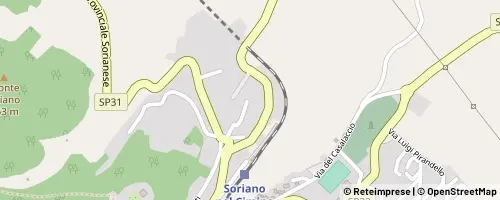 Mappa Soriano nel Cimino