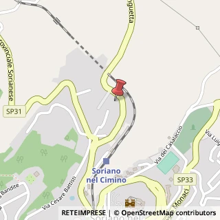 Mappa Via Madonna di Loreto, 40, 01038 Soriano nel Cimino, Viterbo (Lazio)