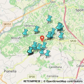 Mappa Contrada Valle Pelilla, 65010 Moscufo PE, Italia (1.544)