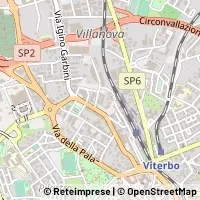 Karte Viterbo