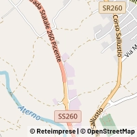 মানচিত্র Pizzoli