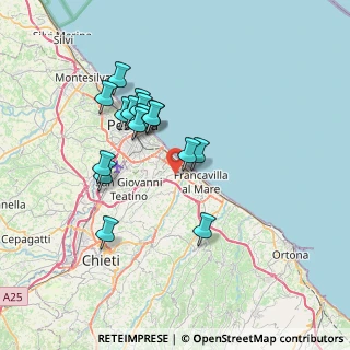 Mappa Contrada Cetti, 66023 Francavilla al Mare CH, Italia (6.62313)
