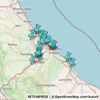 Mappa Contrada Cetti, 66023 Francavilla al Mare CH, Italia (10.097)
