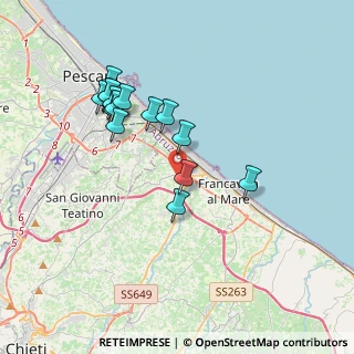 Mappa Contrada Cetti, 66023 Francavilla al Mare CH, Italia (3.64067)