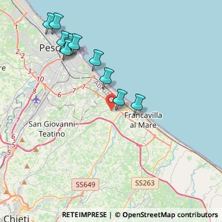 Mappa Contrada Cetti, 66023 Francavilla al Mare CH, Italia (4.76091)