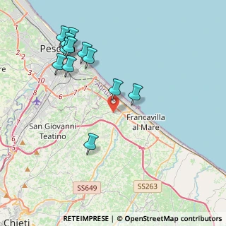 Mappa Contrada Cetti, 66023 Francavilla al Mare CH, Italia (4.65583)