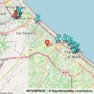 Mappa Contrada Cetti, 66023 Francavilla al Mare CH, Italia (3.072)
