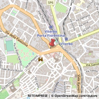 Mappa Piazzale Antonio Gramsci,  37, 01100 Viterbo, Viterbo (Lazio)