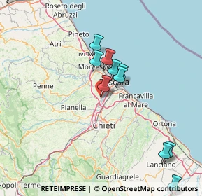 Mappa Via Lago di Como, 65010 Spoltore PE, Italia (22.72429)