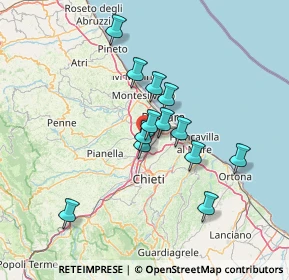 Mappa Via Lago di Como, 65010 Spoltore PE, Italia (11.72846)