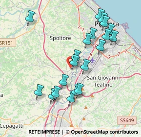 Mappa Via Lago di Como, 65010 Spoltore PE, Italia (4.0425)