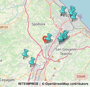 Mappa Via Lago di Como, 65010 Spoltore PE, Italia (4.32091)