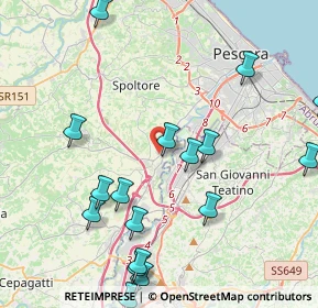 Mappa Via Lago di Como, 65010 Spoltore PE, Italia (5.66684)