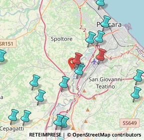 Mappa Via Lago di Como, 65010 Spoltore PE, Italia (5.9775)