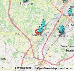 Mappa Via Lago di Como, 65010 Spoltore PE, Italia (2.94583)