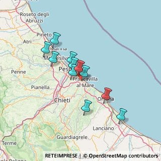 Mappa Contrada Cetti Castagne, 66023 Francavilla al Mare CH, Italia (11.88182)