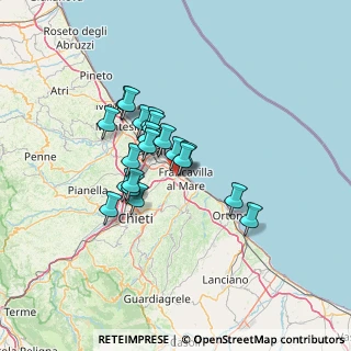 Mappa Contrada Cetti Castagne, 66023 Francavilla al Mare CH, Italia (10.392)