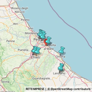 Mappa Contrada Cetti Castagne, 66023 Francavilla al Mare CH, Italia (11.36545)