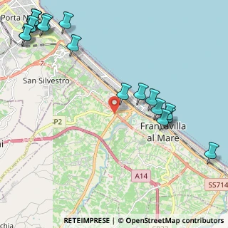 Mappa Contrada Cetti Castagne, 66023 Francavilla al Mare CH, Italia (3.3145)