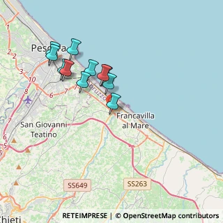 Mappa Contrada Cetti Castagne, 66023 Francavilla al Mare CH, Italia (3.57909)