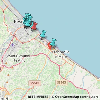 Mappa Contrada Cetti Castagne, 66023 Francavilla al Mare CH, Italia (5.22643)