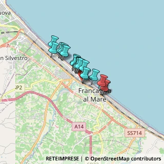 Mappa Via Fiume, 66023 Francavilla al Mare CH, Italia (1.067)
