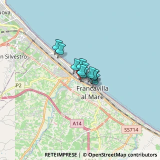 Mappa Via Fiume, 66023 Francavilla al Mare CH, Italia (0.69273)
