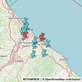 Mappa Via Fiume, 66023 Francavilla al Mare CH, Italia (6.50545)