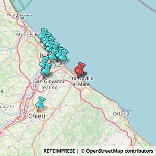 Mappa Via Fiume, 66023 Francavilla al Mare CH, Italia (7.33941)