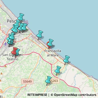 Mappa Via Fiume, 66023 Francavilla al Mare CH, Italia (6.065)