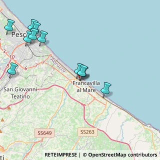 Mappa Via Fiume, 66023 Francavilla al Mare CH, Italia (5.10545)