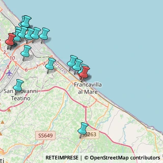 Mappa Via Fiume, 66023 Francavilla al Mare CH, Italia (6.234)