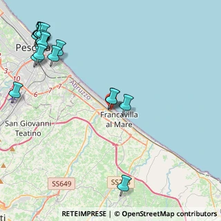 Mappa Via Fiume, 66023 Francavilla al Mare CH, Italia (6.5245)