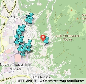 Mappa Via Abruzzi, 02100 Rieti RI, Italia (1.0675)