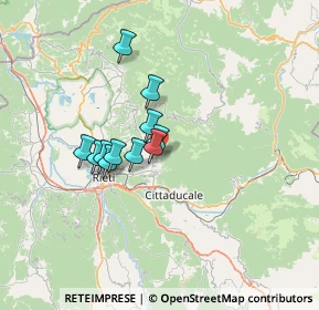 Mappa Via Abruzzi, 02100 Rieti RI, Italia (5.12545)