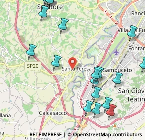 Mappa Via G. Sasso, 65010 Spoltore PE, Italia (2.8725)