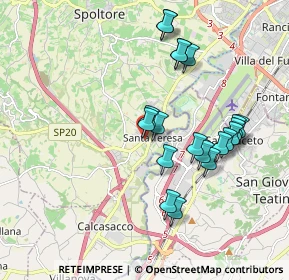 Mappa Via G. Sasso, 65010 Spoltore PE, Italia (1.895)