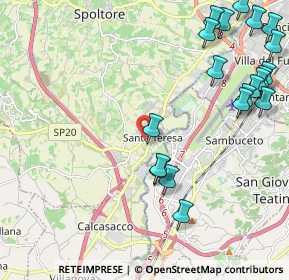 Mappa Via G. Sasso, 65010 Spoltore PE, Italia (2.9255)
