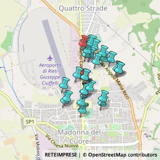 Mappa Via Marco Curio Dentato, 02100 Rieti RI, Italia (0.35172)