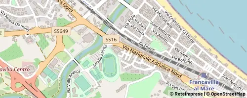 Mappa Francavilla al Mare