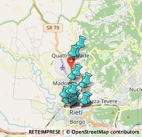 Mappa Via Cairoli, 02100 Rieti RI, Italia (1.7175)