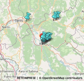 Mappa Via Cairoli, 02100 Rieti RI, Italia (7.12273)