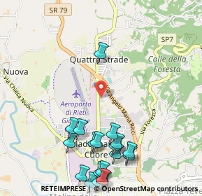 Mappa Via Cairoli, 02100 Rieti RI, Italia (1.4375)