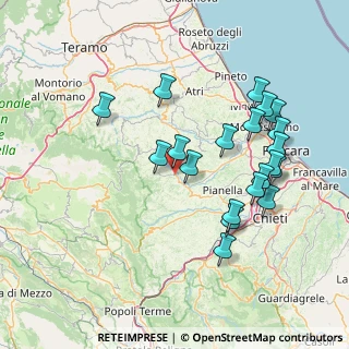 Mappa Loc. Zona Artigianale Ponte S. Antonio, 65017 Penne PE, Italia (16.0345)
